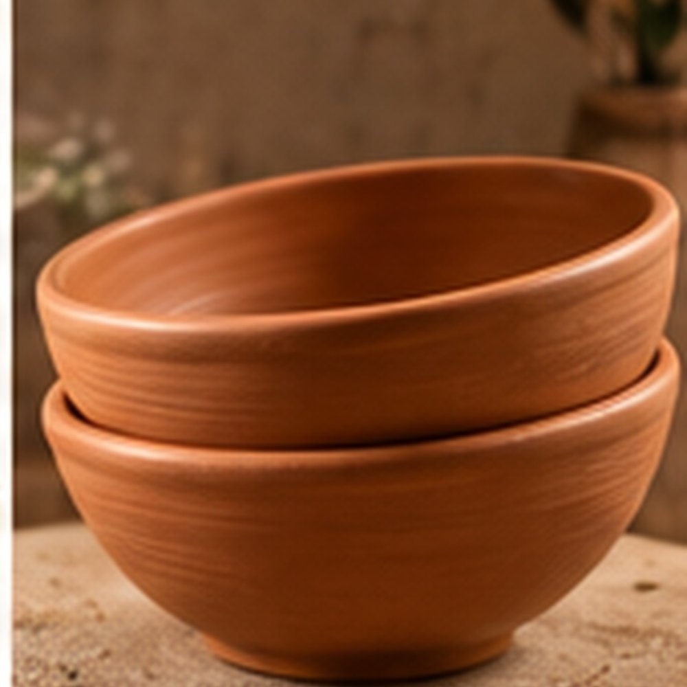 Terracotta bowls and vessels