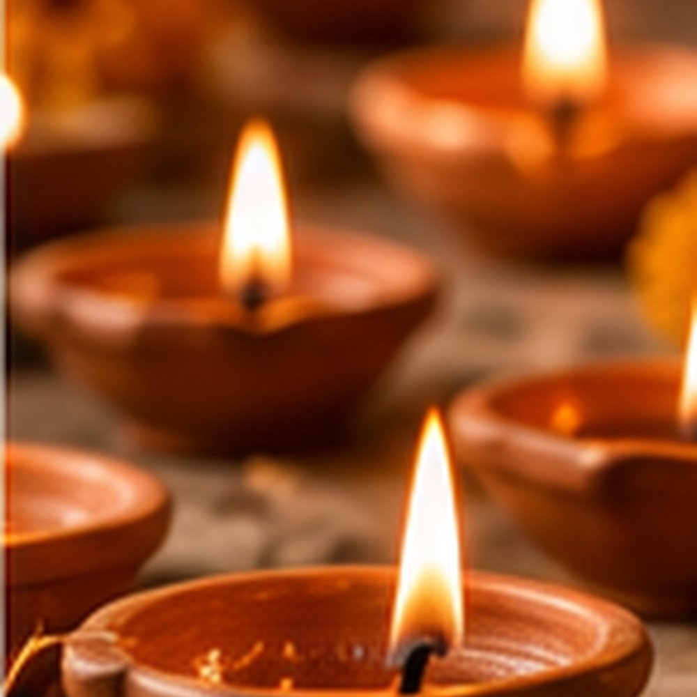 Terracotta diyas