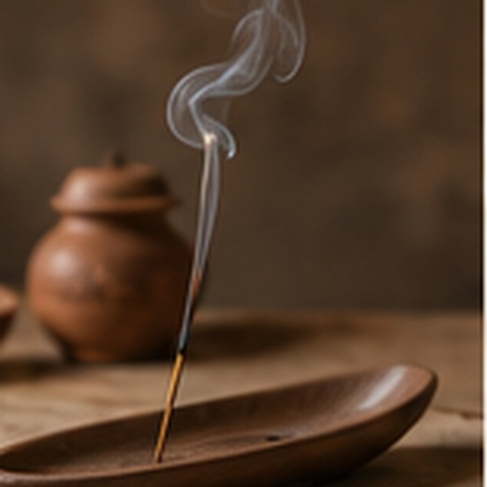 Terracotta incense holder